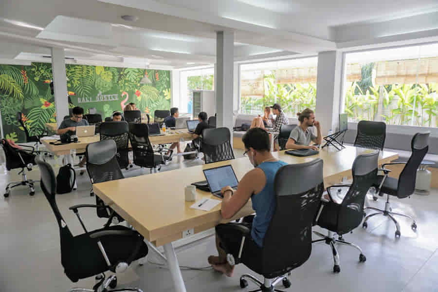 Bali Bustle coworking space