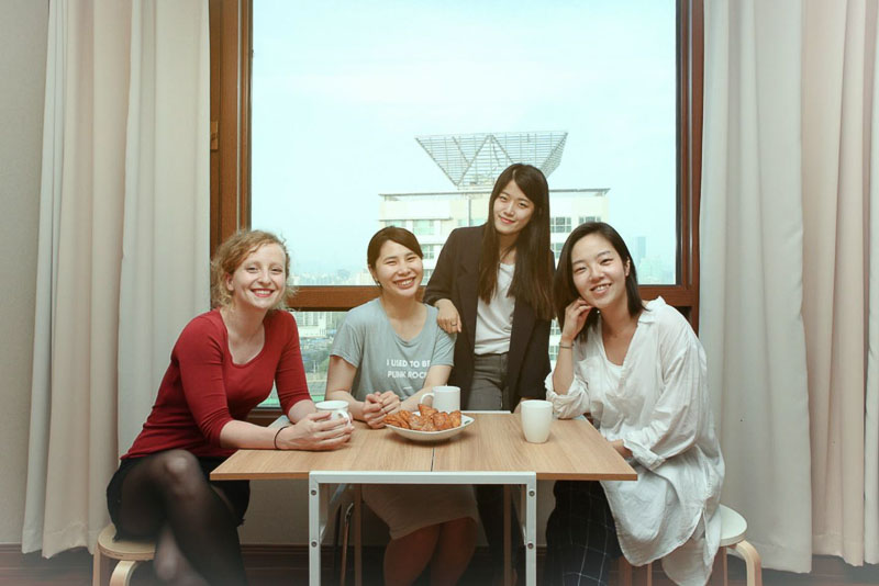 Borderless House coliving in Korea